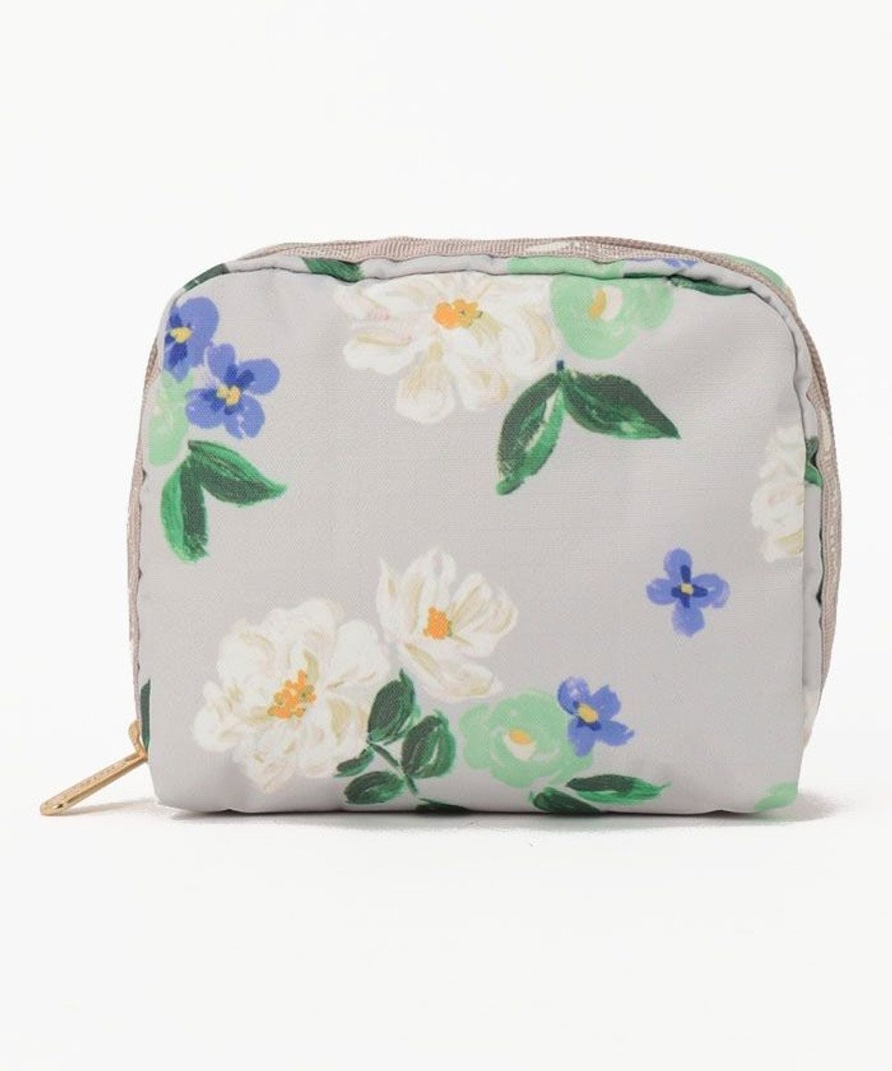 LeSportsac SQUARE COSMETIC/クラッシーペインタリーフローラル クラッシーペインタリーフローラル