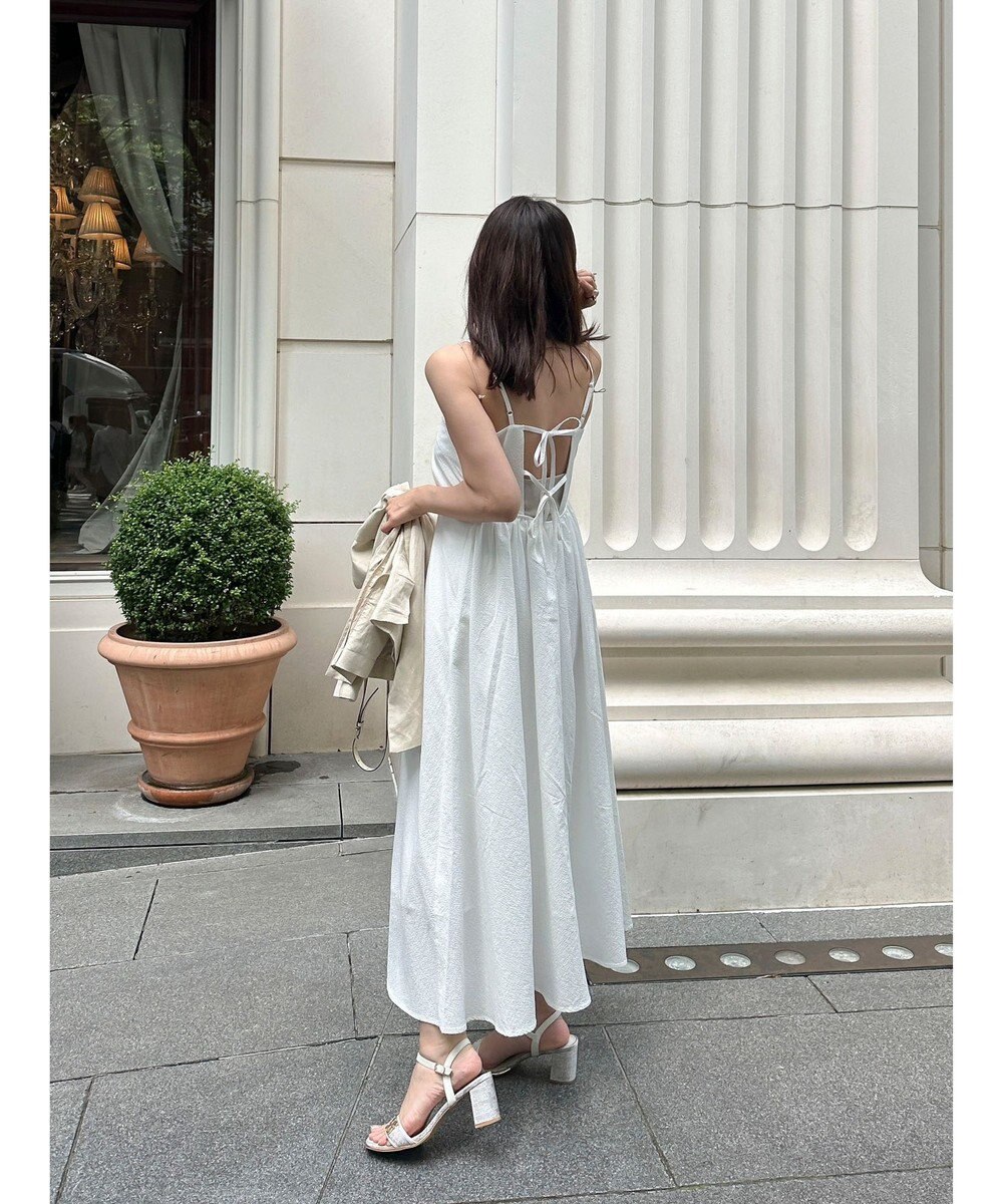 Green Parks バックデザインキャミワンピース 