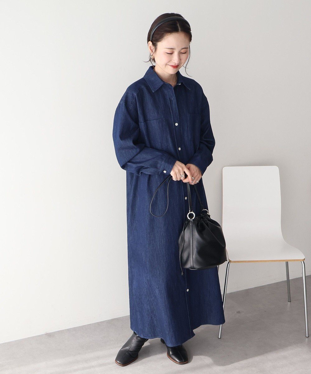 AMERICAN HOLIC 【先行予約】デニムシャツワンピース 