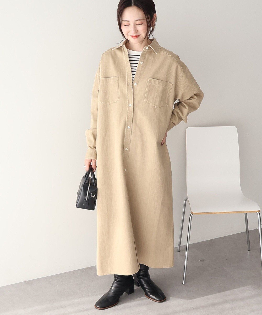 AMERICAN HOLIC 【先行予約】デニムシャツワンピース 