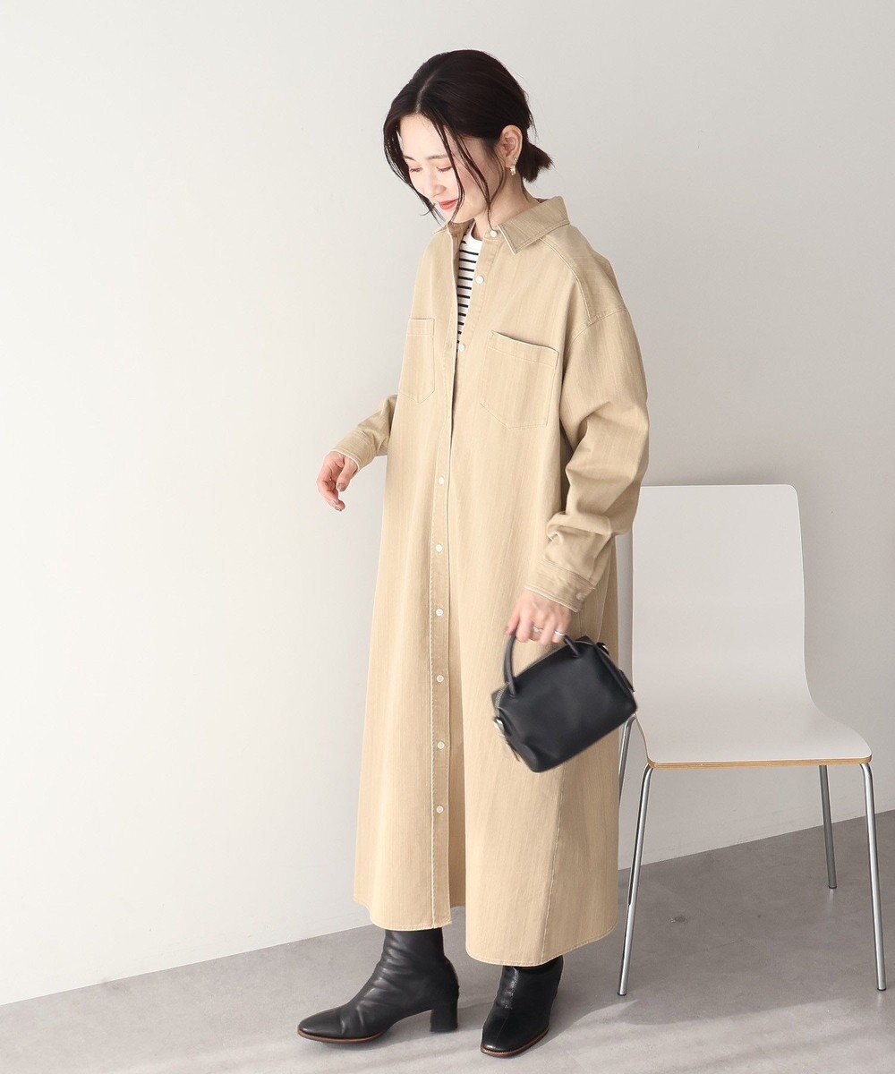 AMERICAN HOLIC 【先行予約】デニムシャツワンピース 