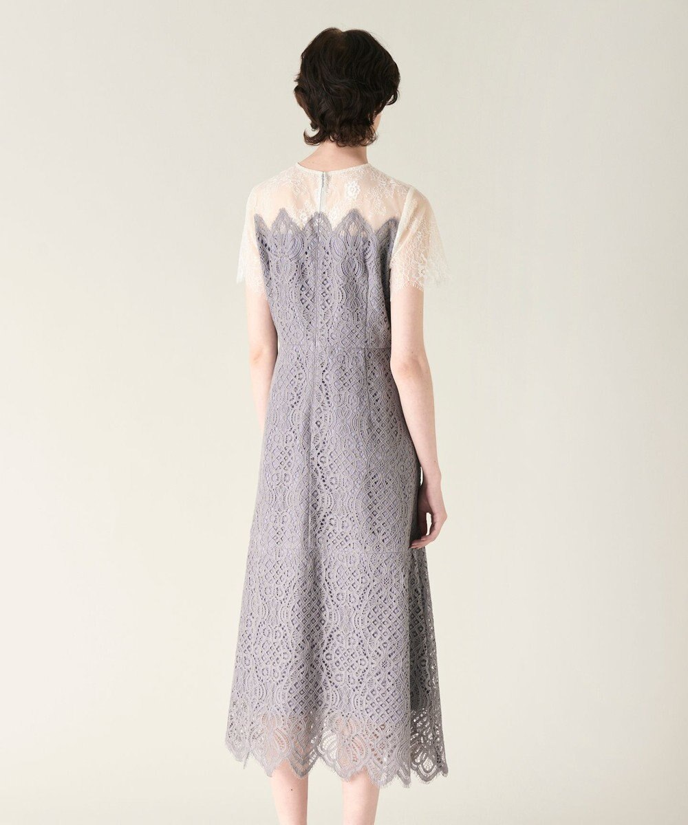 GRACE CONTINENTAL レース切替フレアドレス 