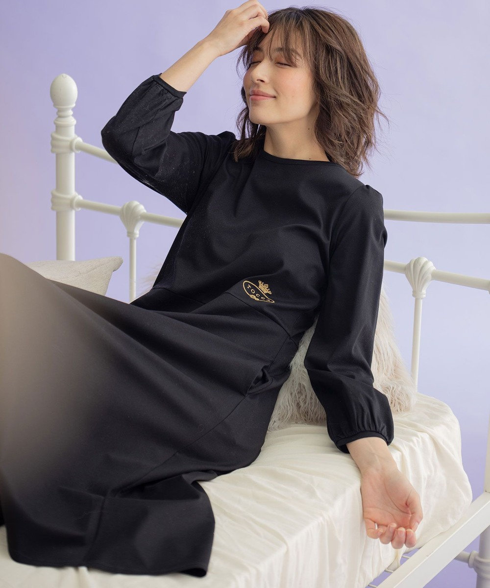 TOCCA 【WEB限定】【TOCCA LAVENDER】TOCCA LOUNGE Jersey Dress ドレス ブラック系