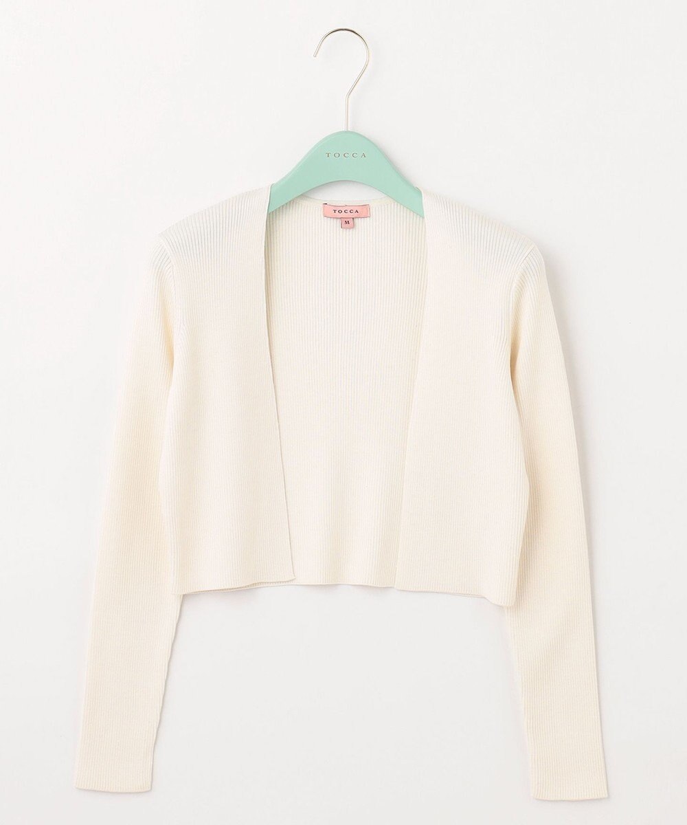 TOCCA 【洗える！】SILK RIB BOLERO ボレロ 