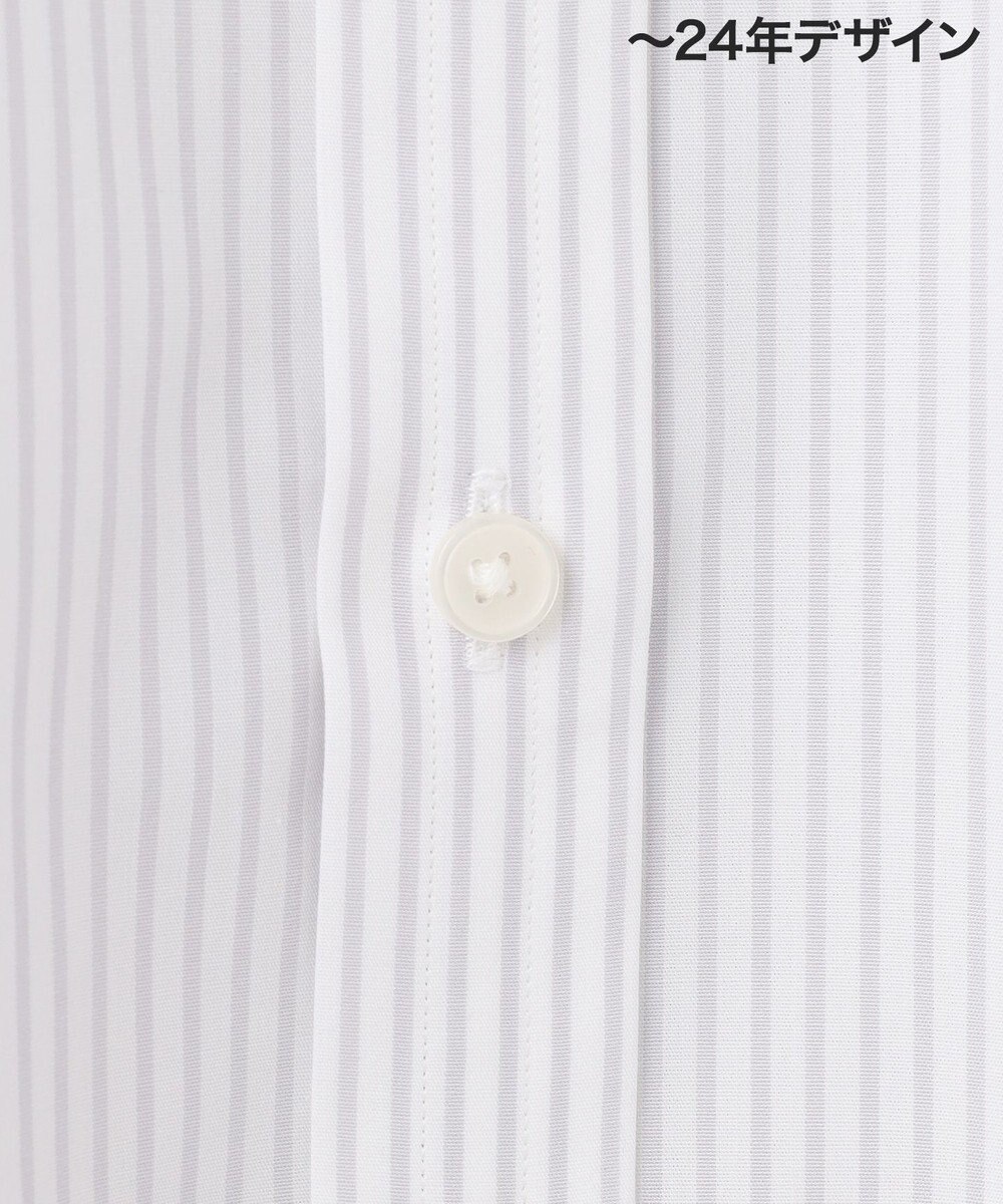 GOTAIRIKU 【形態安定】PREMIUMPLEATS_セミワイドカラー 通年ドレスシャツ_ストライプ(25年春夏モデル) 