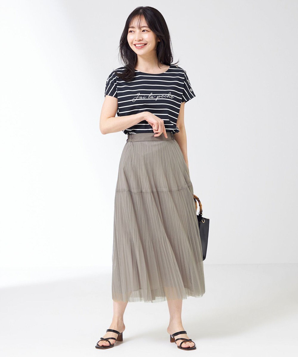 ANY SIS L マリンディテールロゴ Ｔシャツ 