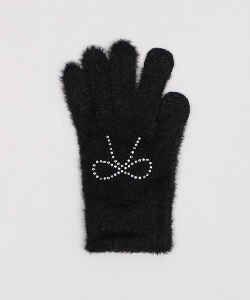 WEGO 【手袋】リボンラインストーングローブ 