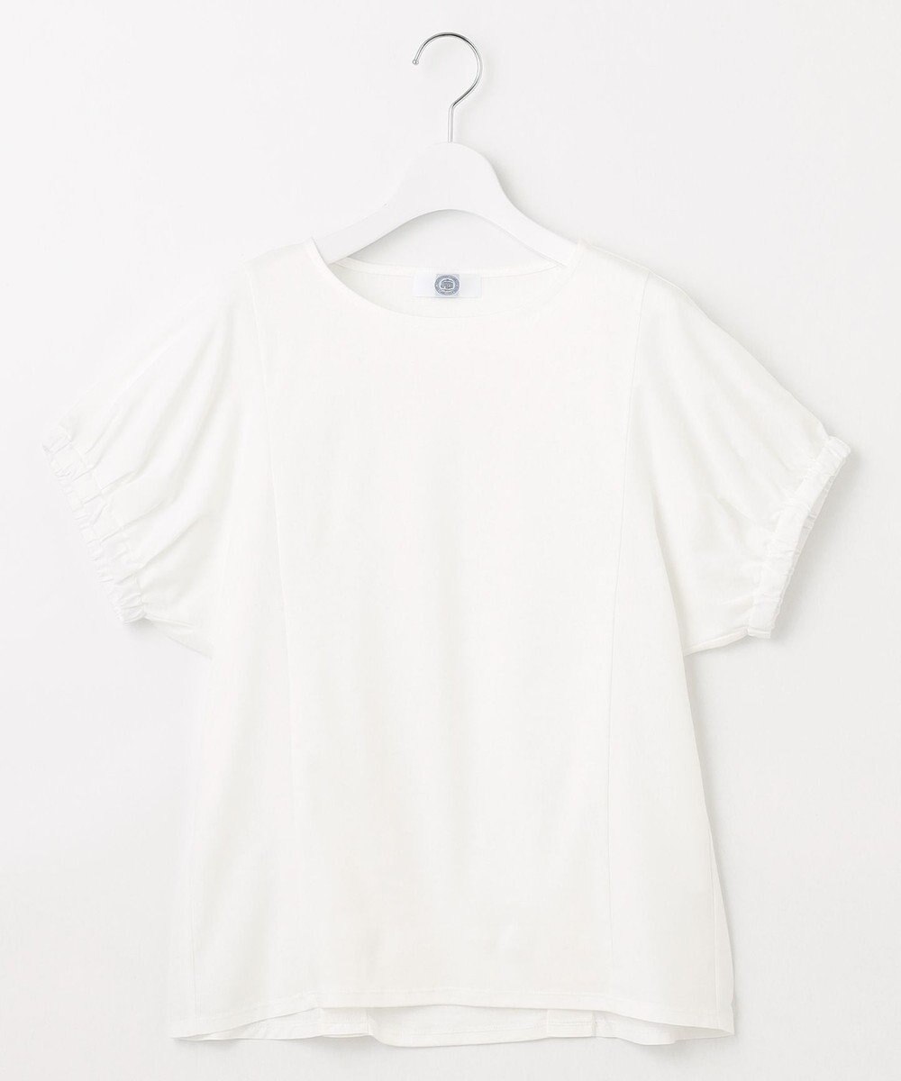 J.PRESS LADIES 【接触冷感・吸水速乾】MULTI EFFECT JERSEY フレンチスリーブ ドルマン カットソー 