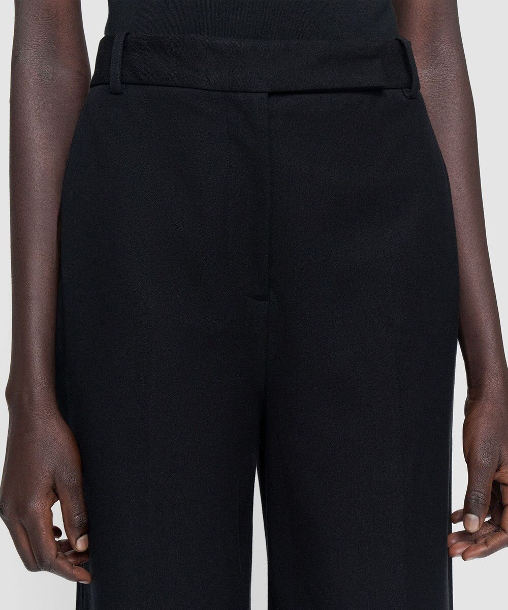 JOSEPH ギャバジンストレッチ ワイドレッグトラウザーズ YUKIO 