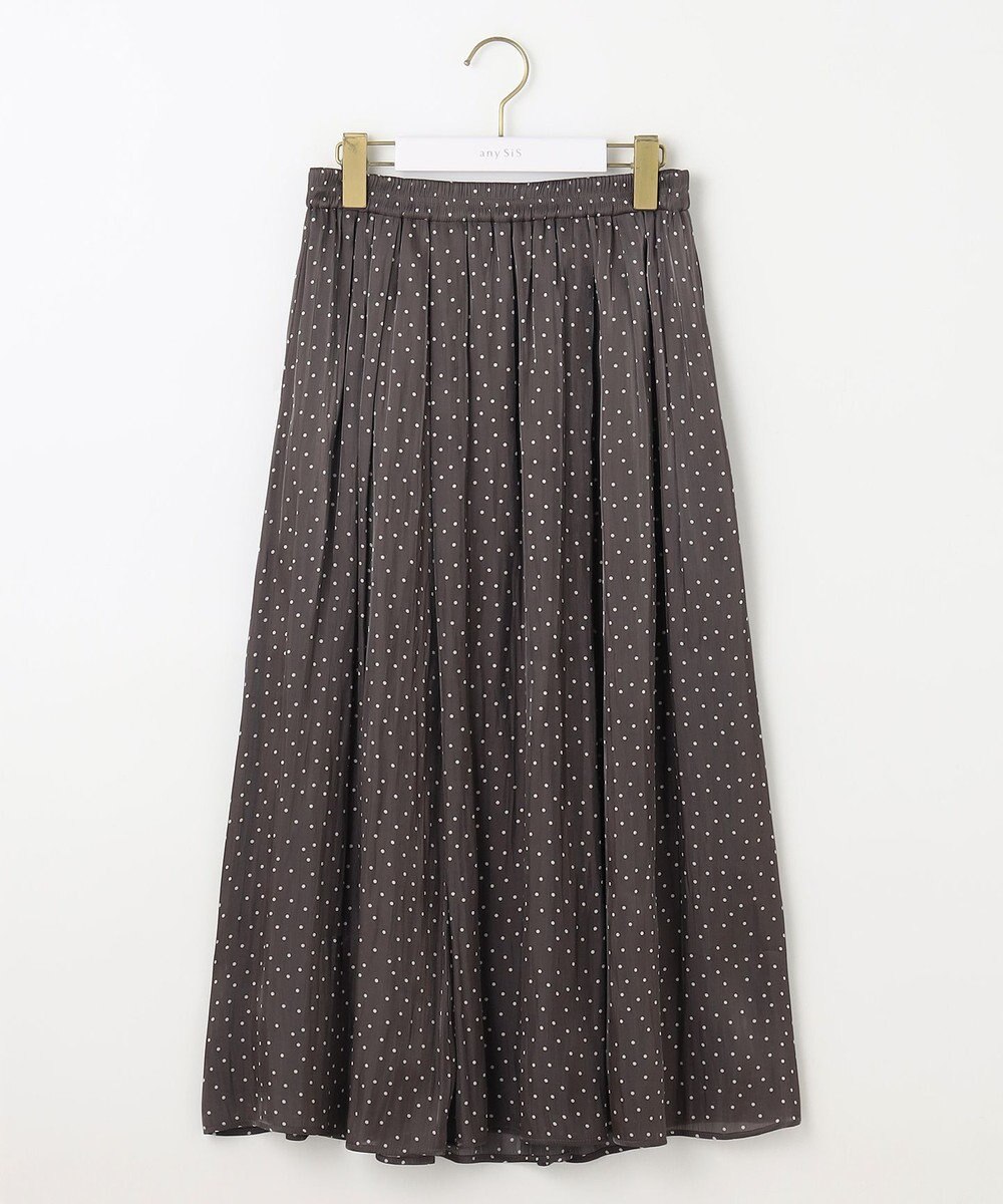 ANY SIS 【洗える】シャイニードットギャザー スカート 