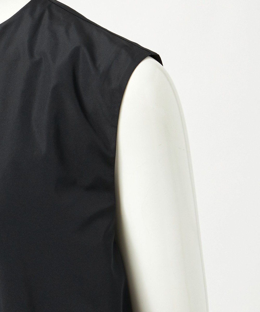 23区 【エステータ】シルクブレンド ライトタフタ ジップアップ ベスト 