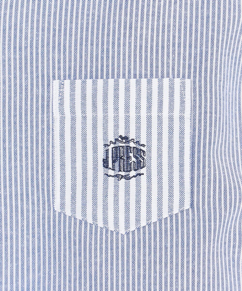 J.PRESS KIDS 【140-170cm】オックスフォード ストライプコンビシャツ 