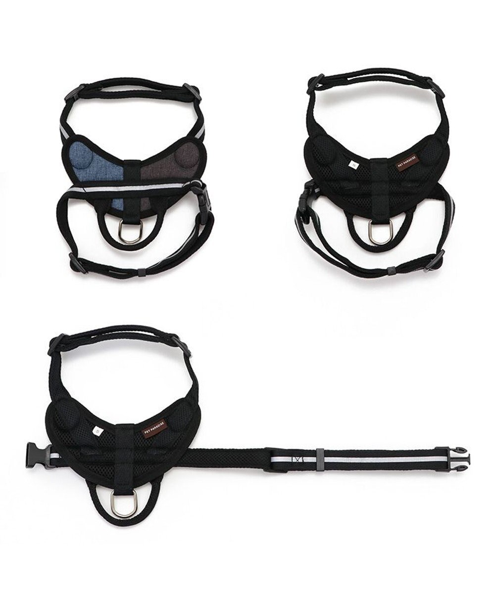 PET PARADISE ヘッドインハーネス 【Ｓ】 オレンジ / ブルー【  小型犬】 