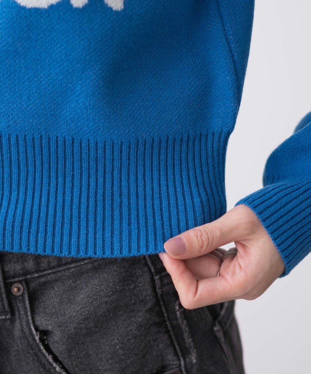 WEGO ジャガードショートニットプルオーバー 