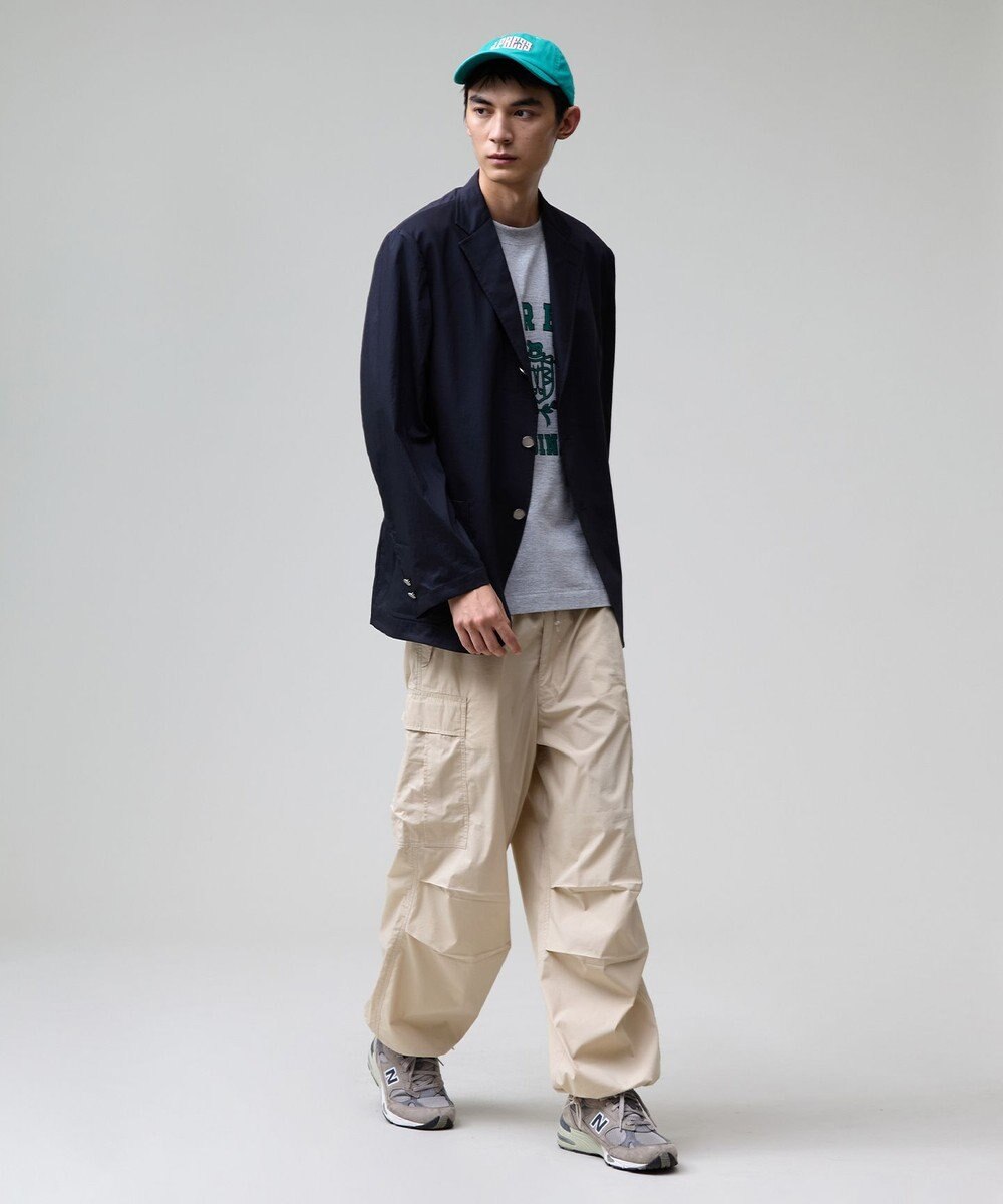 J.PRESS MEN 【J.PRESS ORIGINALS】【UNISEX】Stretch Poplin 3B Blazer / Baggy-Fit 