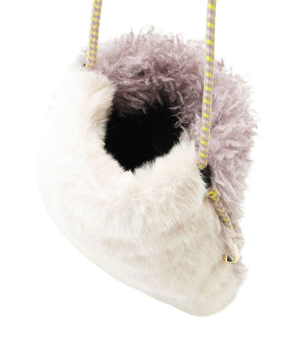 MOONBAT 【ファーバッグ 】2WAYスマートフォンポシェット  フェイクファー 