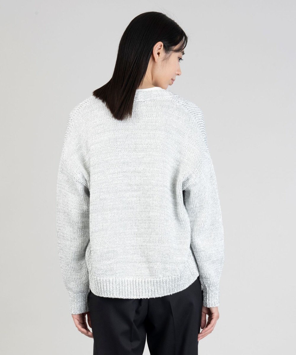 23区 【エステータ】テープヤーン ニットカーディガン 