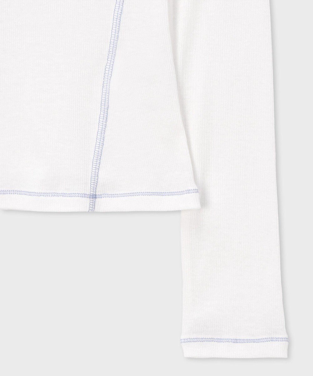 Paul Smith コントラストステッチ リブ 長袖カットソー 