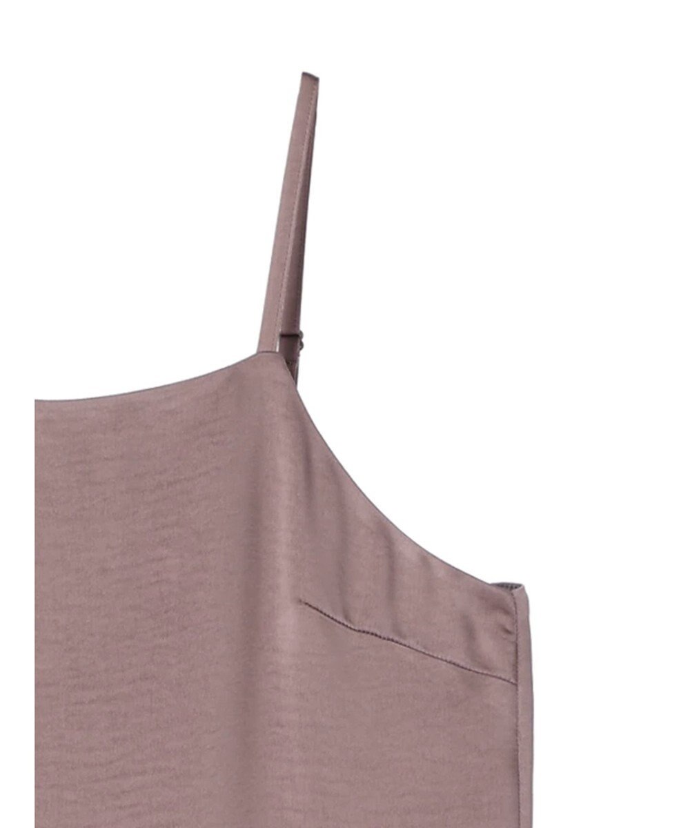 earth music&ecology サテンキャミワンピース 