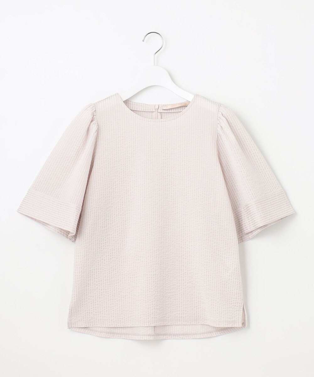 自由区 【WEB限定・洗える・XSサイズあり】シャドウサッカー カットソー 