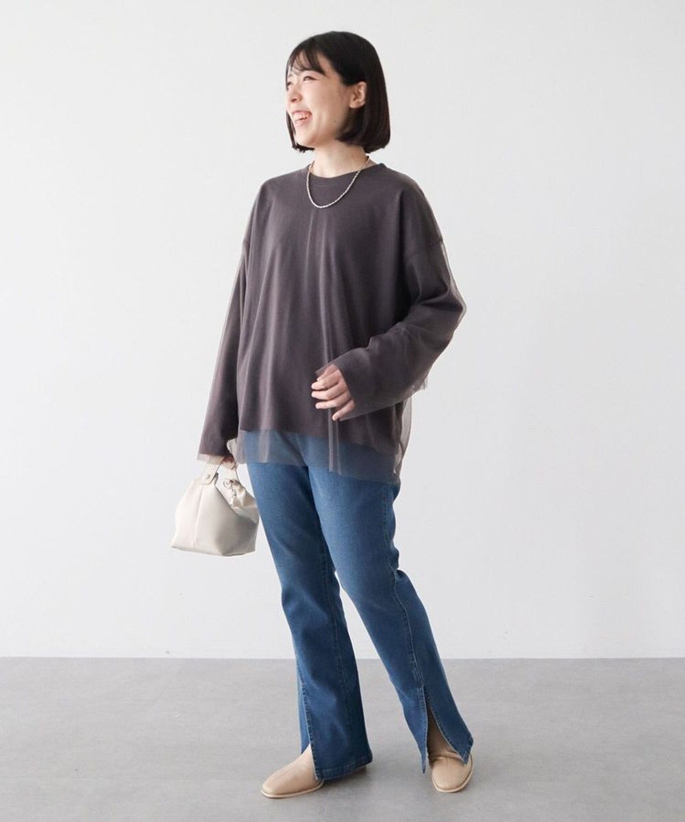 Green Parks ・ＥＬＥＮＣＡＲＥ　ＤＵＥ　チュールレイヤードロンＴＥＥ 