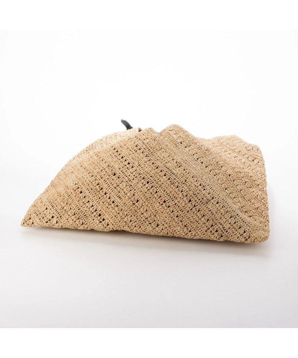 UNBILLION perche マダガスカルラフィア×姫路レザーホーボーバッグ 