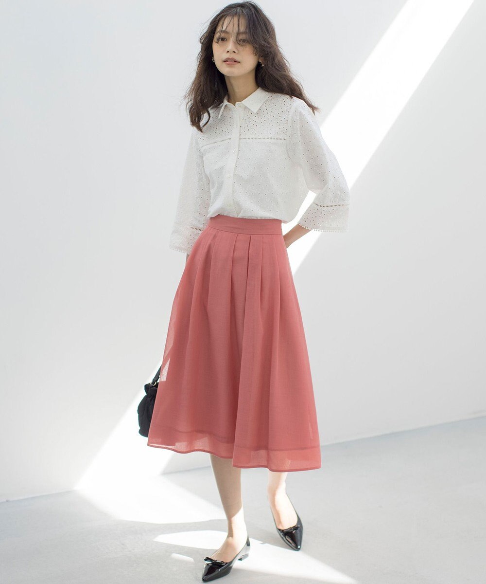 組曲 カラーボイル フレアスカート 