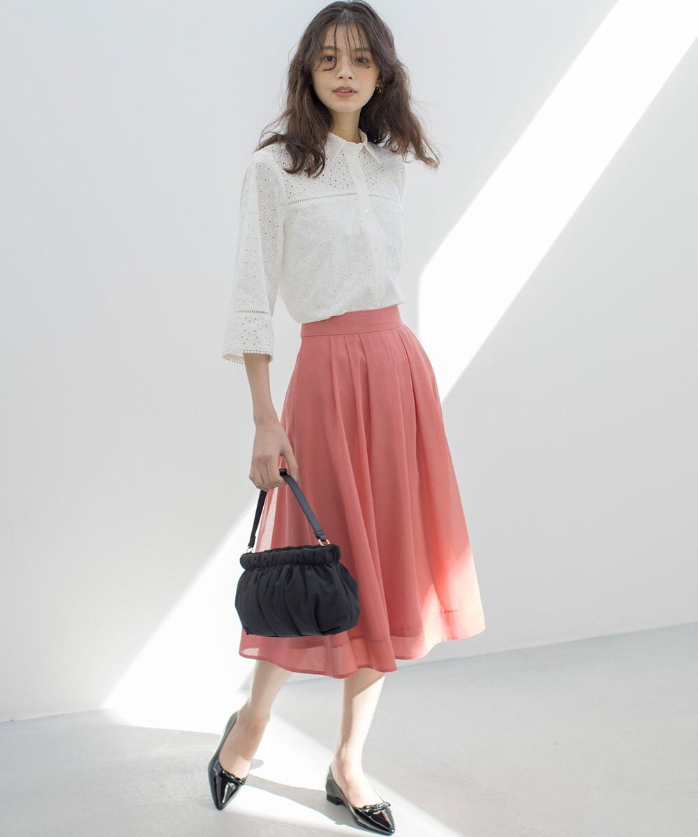 組曲 カラーボイル フレアスカート 