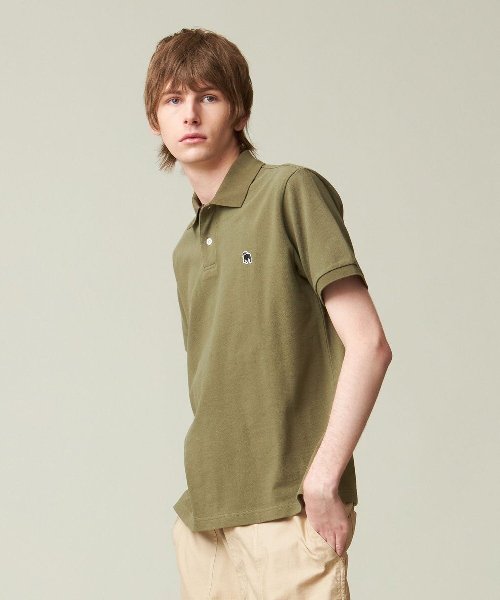 J.PRESS MEN 【大人気 / 10色展開】バックブル カノコレジメン ポロシャツ 