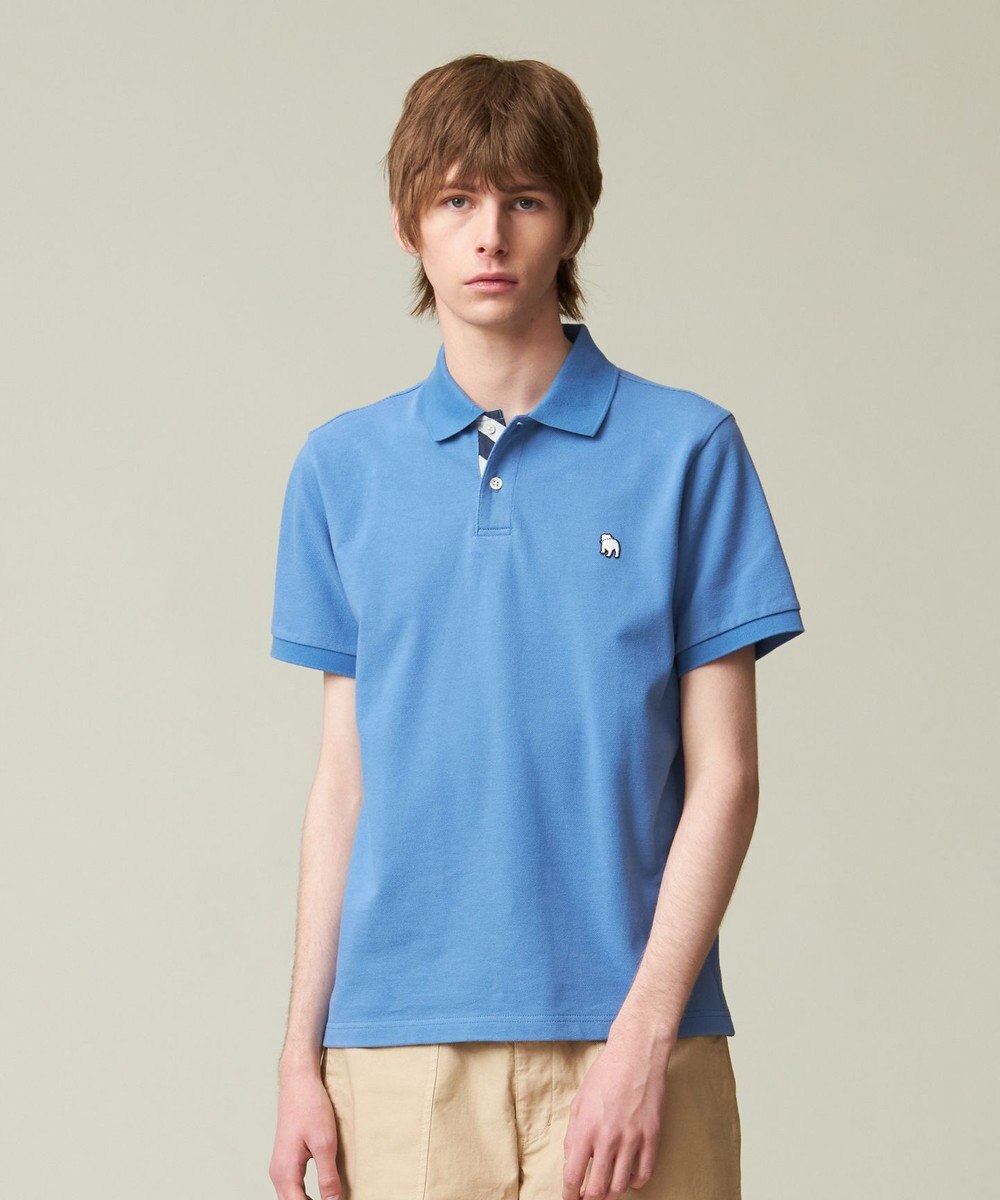 J.PRESS MEN 【大人気 / 10色展開】バックブル カノコレジメン ポロシャツ 