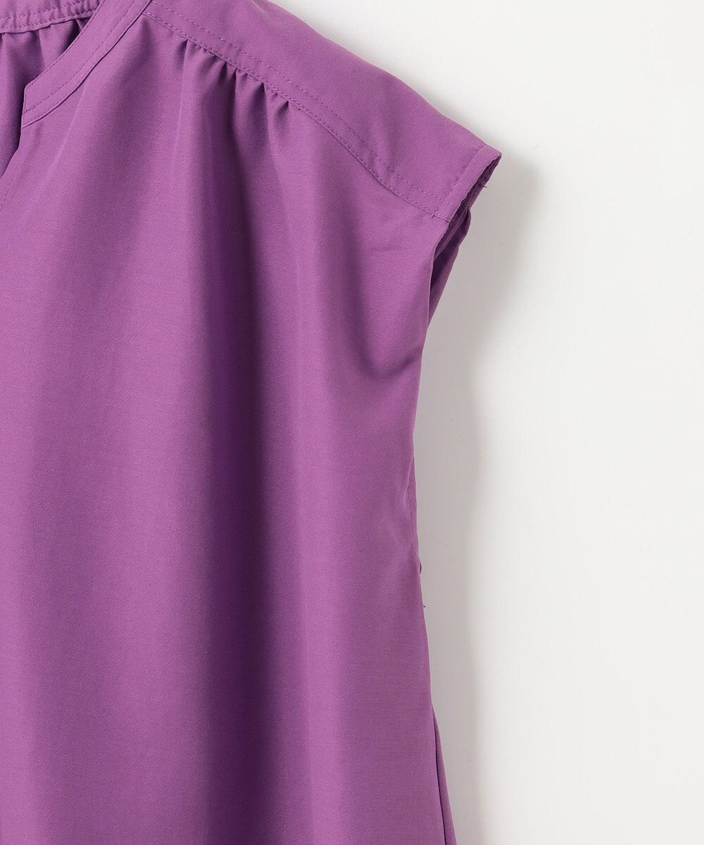 ANY ギャザーショートスリーブブラウス 