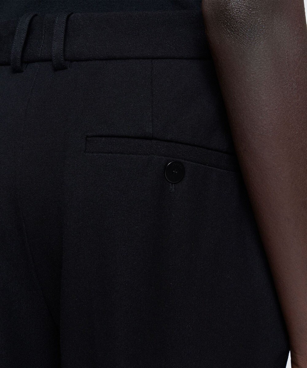 JOSEPH ギャバジンストレッチ ワイドレッグトラウザーズ YUKIO 