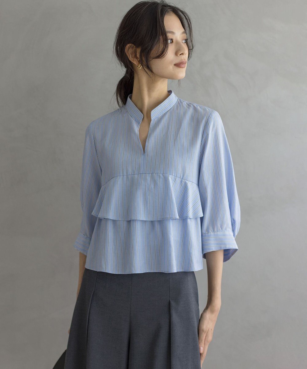 組曲 リヨセルシャーティングティアード ブラウス 