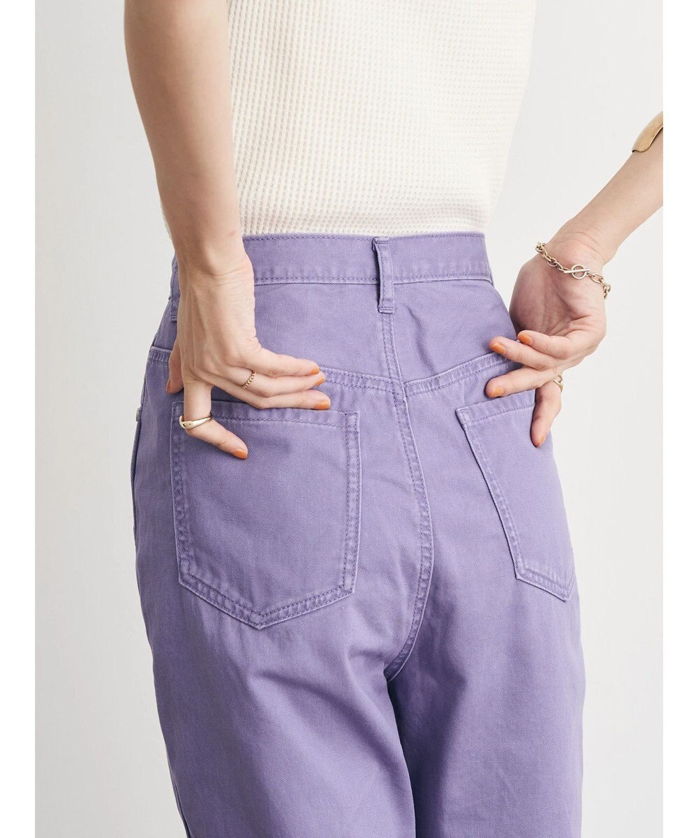 earth music&ecology カラーフレアパンツ 