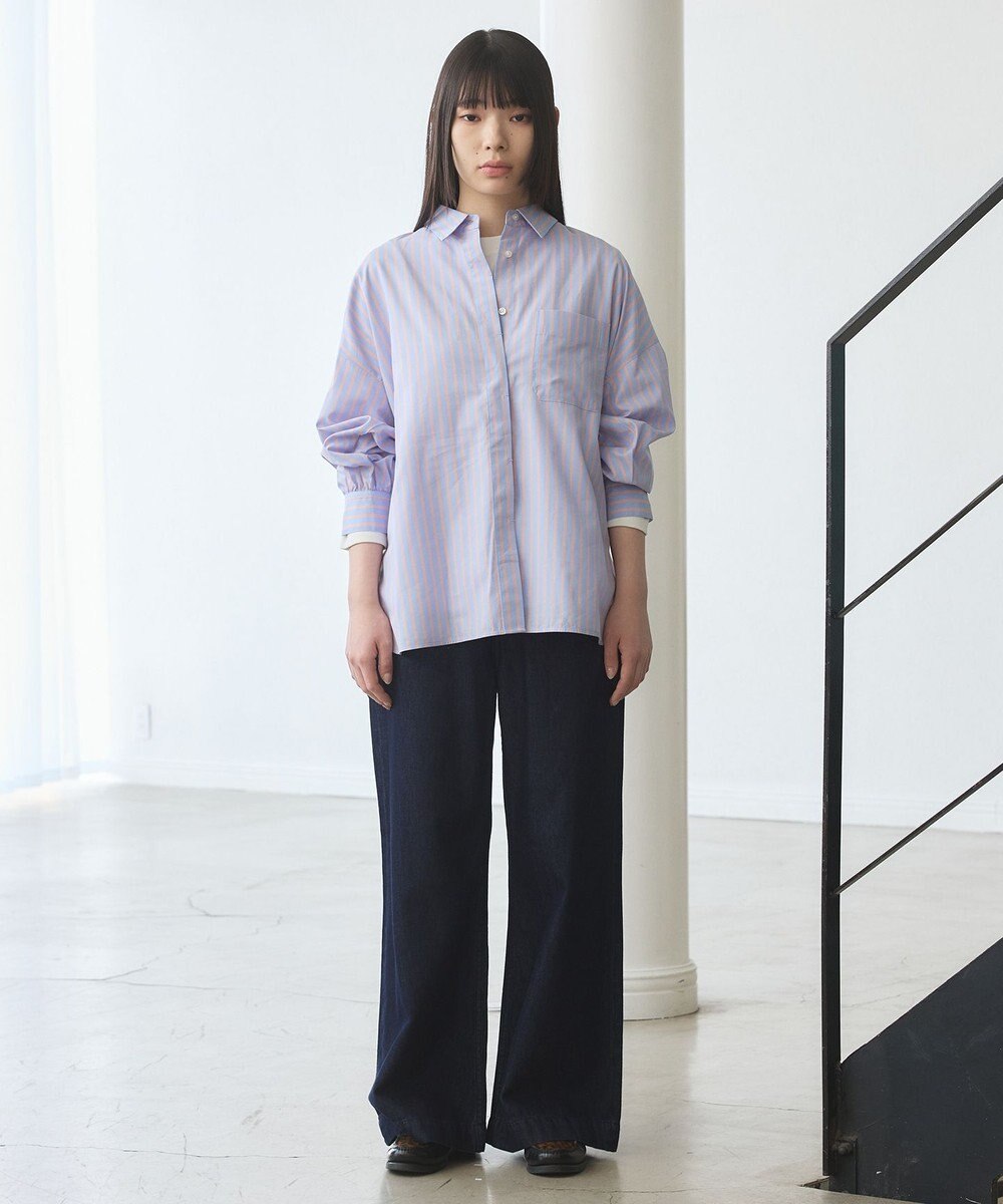 J.PRESS YORK STREET 【WOMEN】ソフトワイドデニム 