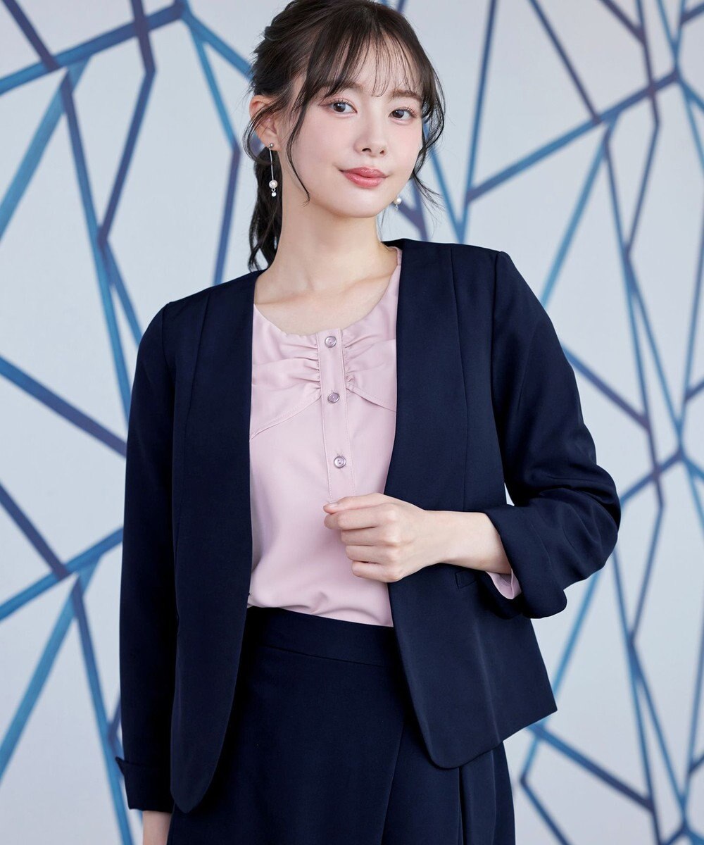 Tiaclasse L 【ダブルクロス】カラーレスジャケット 