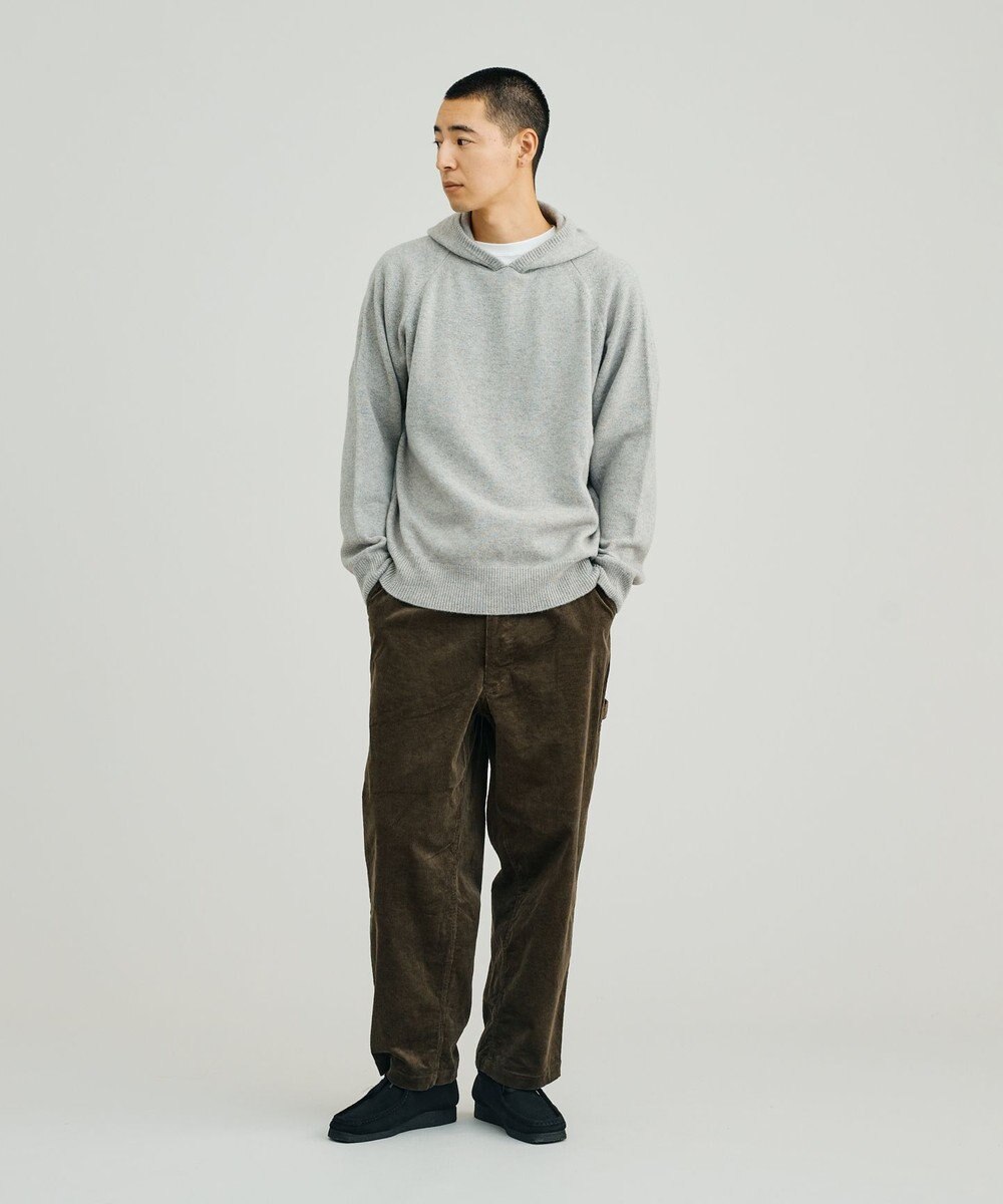 J.PRESS YORK STREET 【UNISEX】ウールカシミヤ フーディニット 