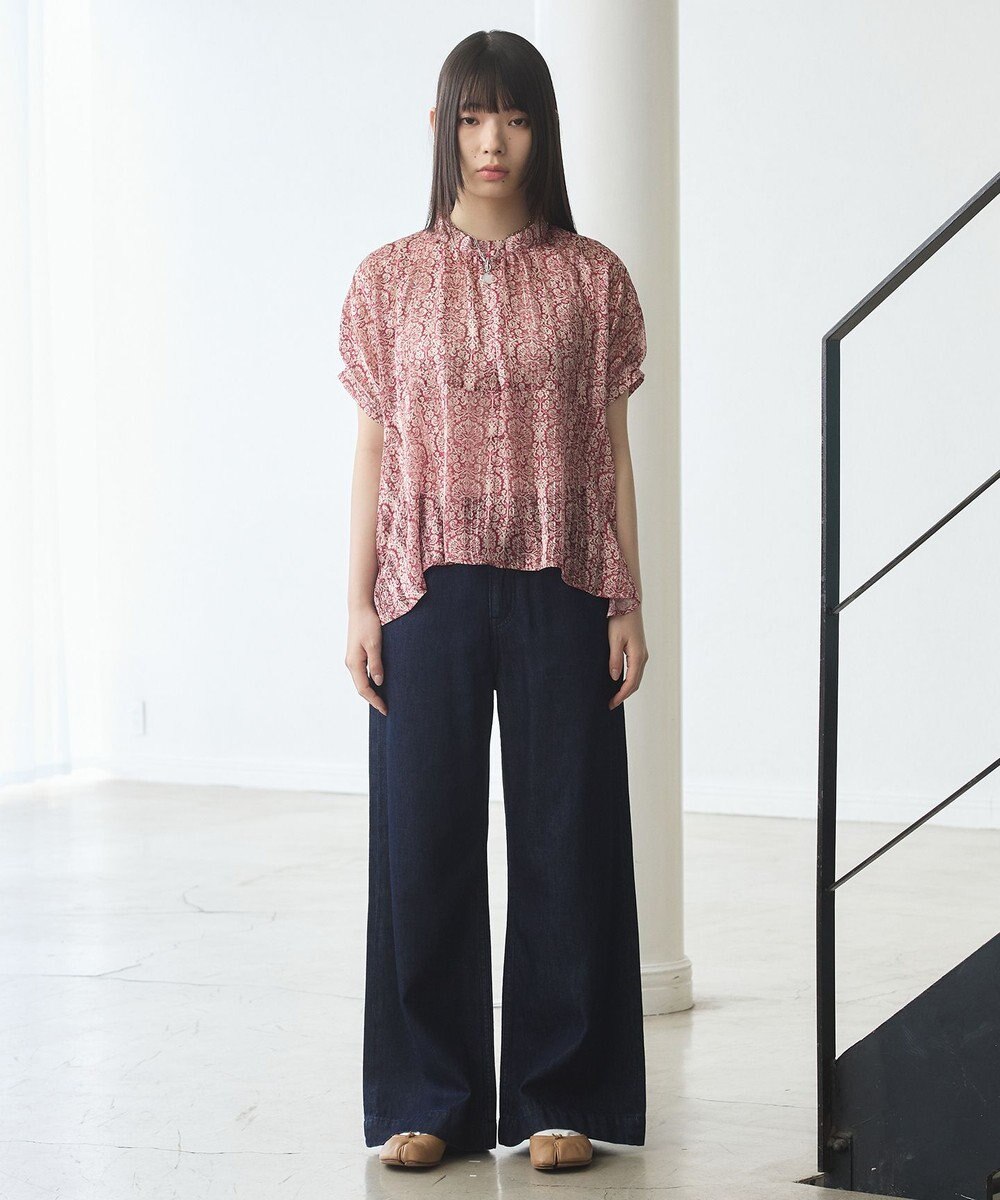 J.PRESS YORK STREET 【WOMEN】ソフトワイドデニム 