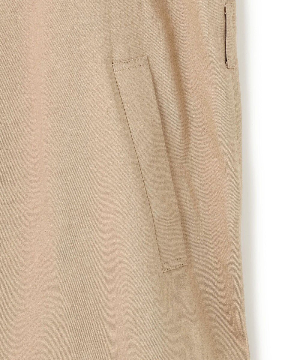 BEIGE， MICA /  リネンブレンドベルト付きジレ 