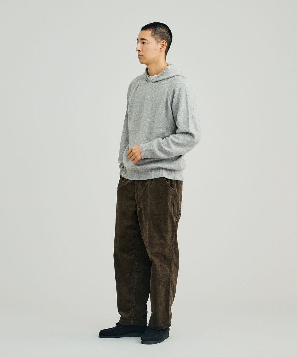 J.PRESS YORK STREET 【UNISEX】ウールカシミヤ フーディニット 