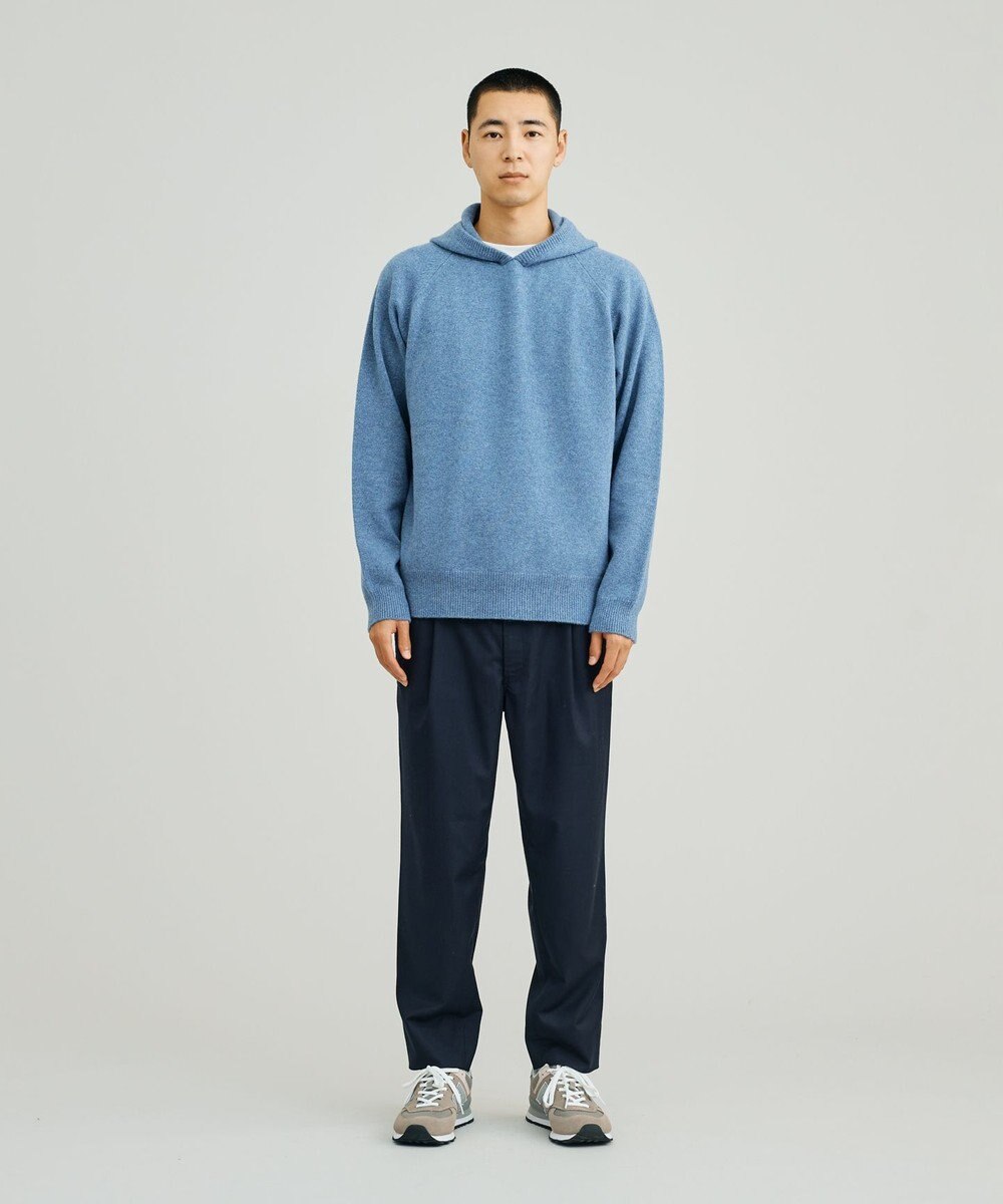 J.PRESS YORK STREET 【UNISEX】ウールカシミヤ フーディニット 