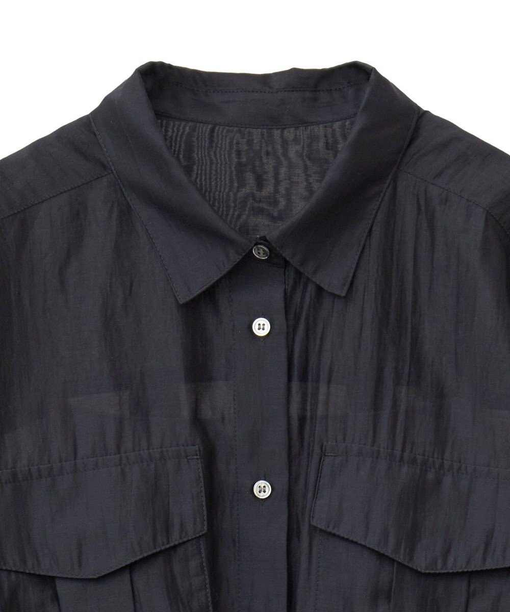 YECCA VECCA 【2点SET】シアーシャツ×Aラインキャミワンピース 