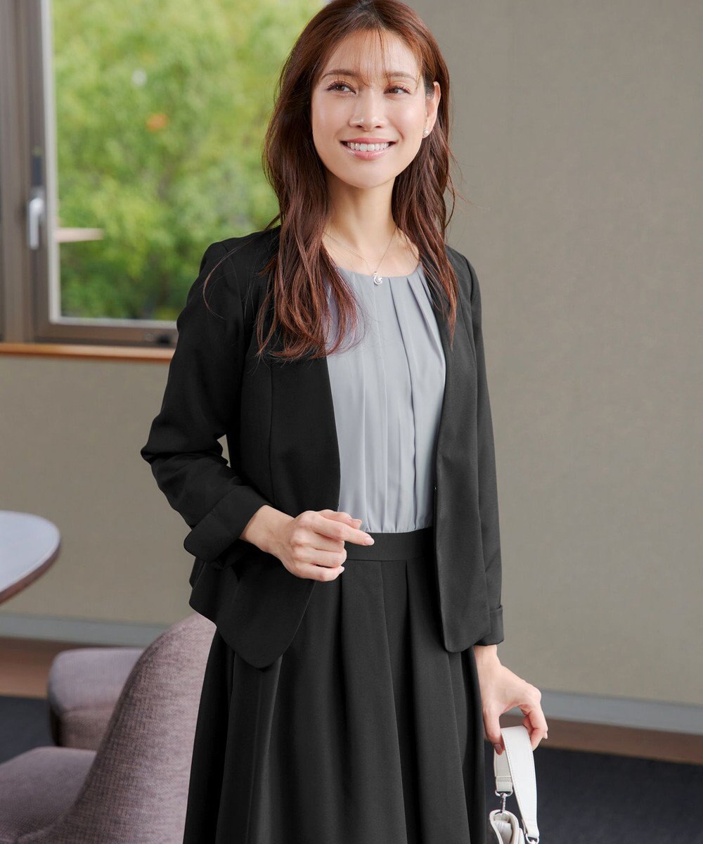 Tiaclasse L 【ダブルクロス】カラーレスジャケット 