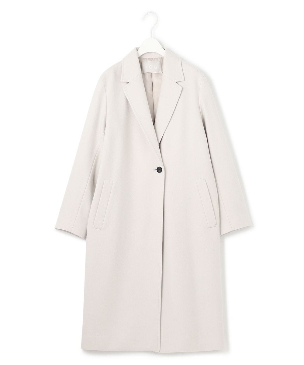 ICB ウールライトメルトン チェスターコート 