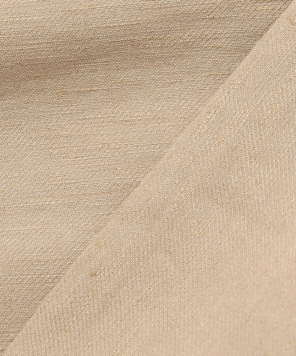 BEIGE， MICA /  リネンブレンドベルト付きジレ 