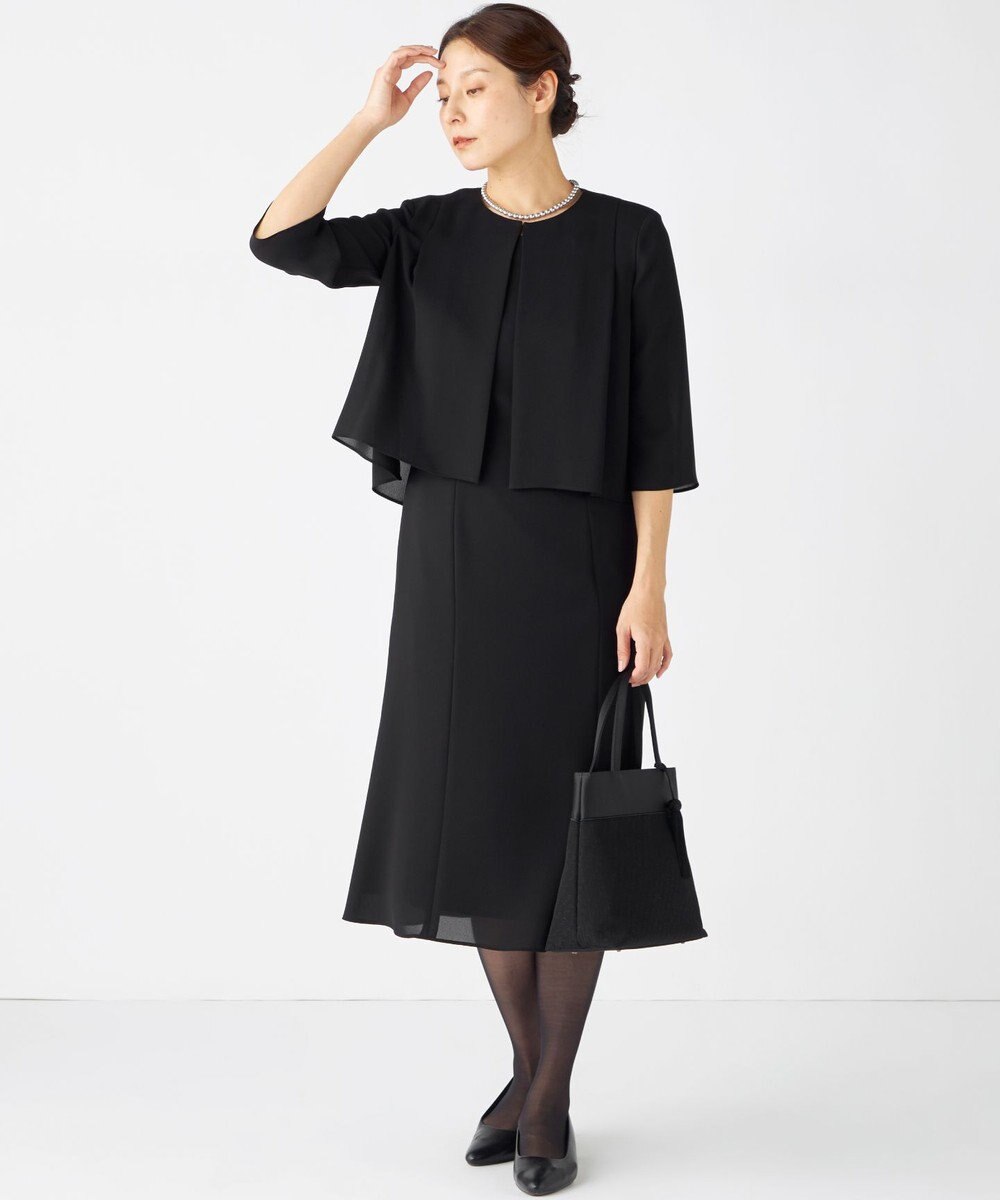 自由区 FORMAL 【洗える】セオアルファバラシャ ウォッシャブル ワンピース 