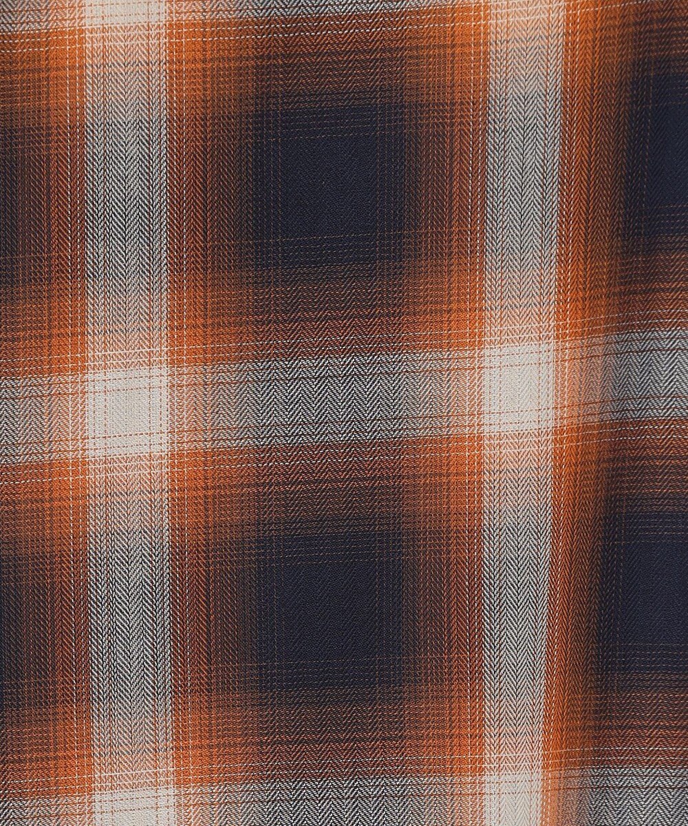 UNFILO MENS 【男女兼用】エアリーシアー オンブレシャツ 