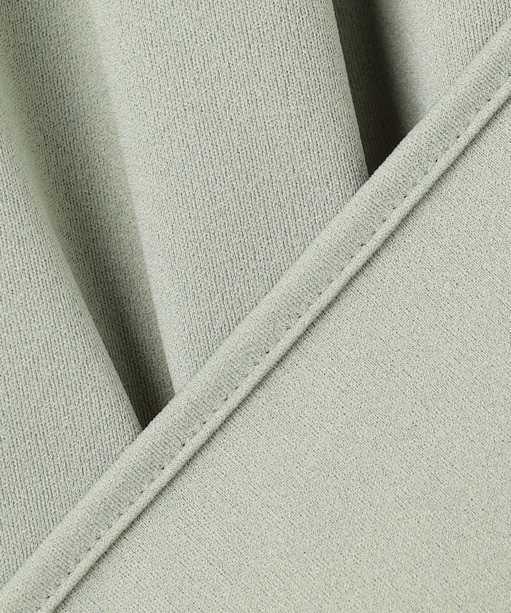 ICB 【洗える】イージージョーゼット バンドカラーカットソー 