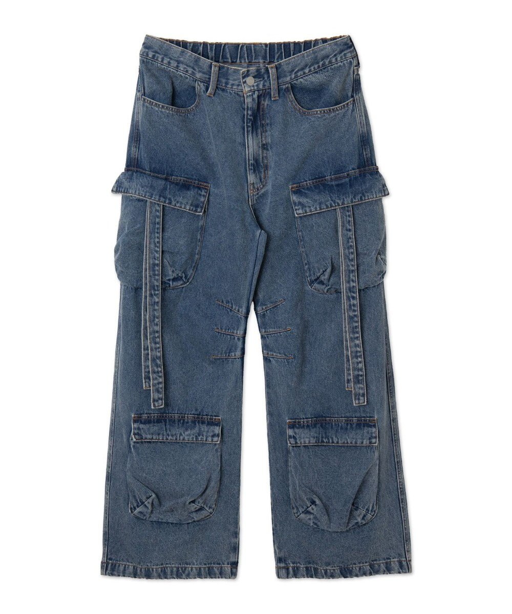 WEGO マルチポケットデニムパンツ 