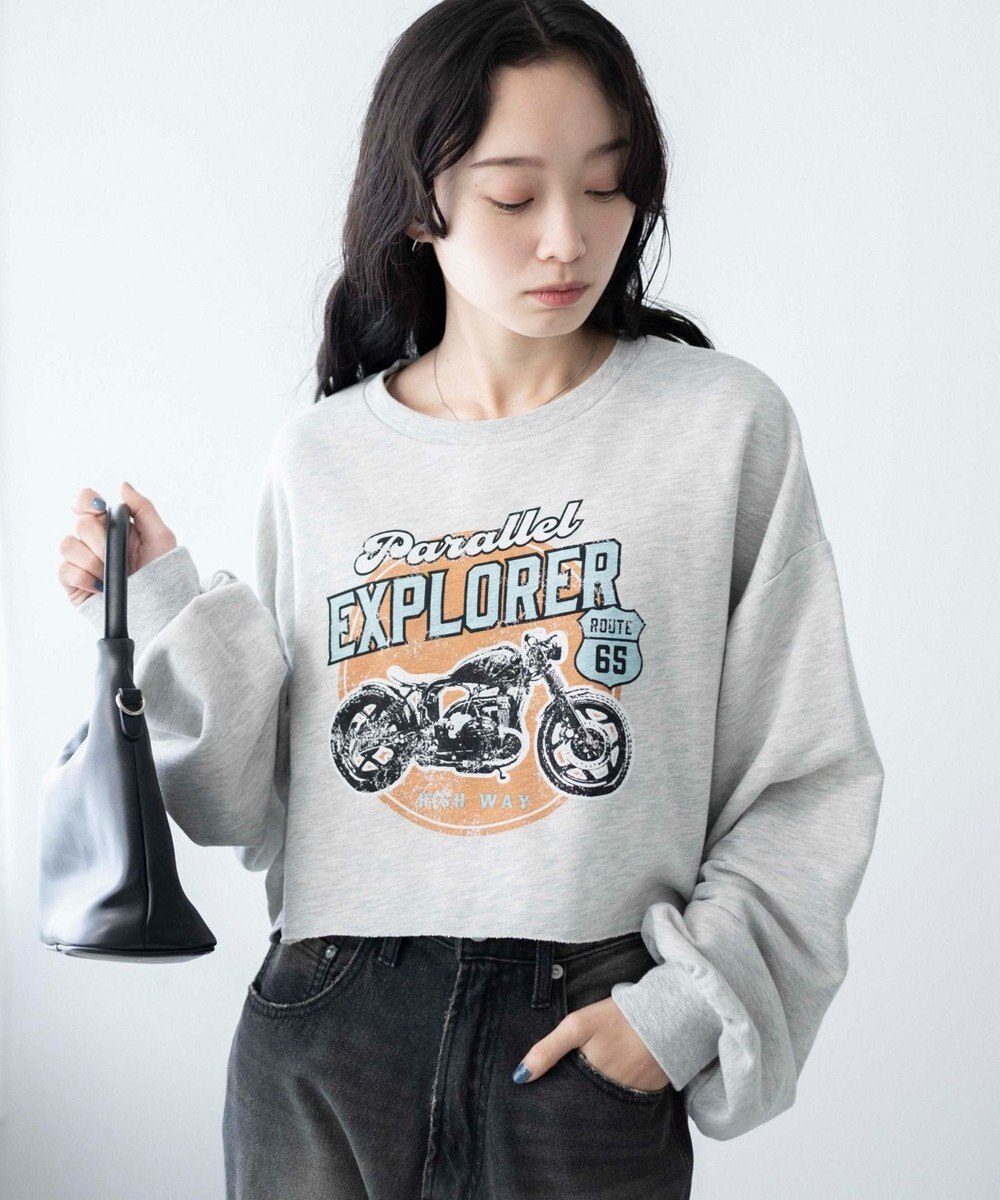 WEGO ヴィンテージライクショートスウェット 